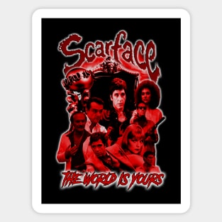 Scarface. The World Is Yours. (Version 2) Sticker